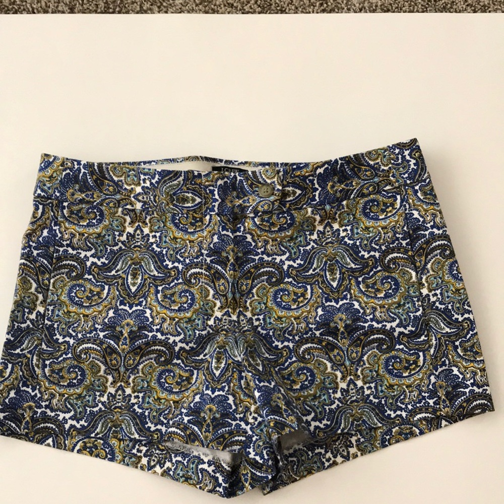 Jcrew short paisley print 3 inch